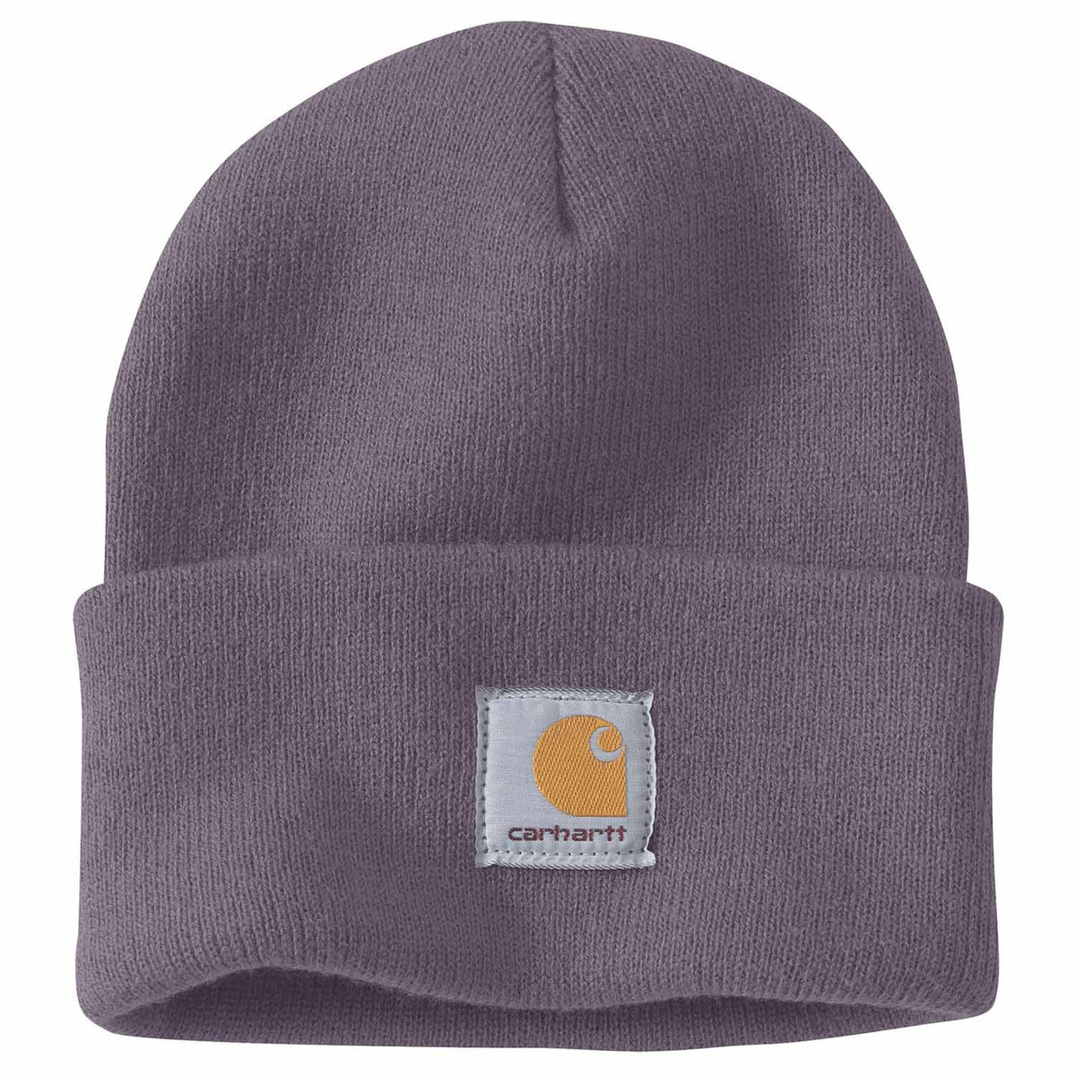 Carhartt Knit Cuffed Beanie Image in Wood Violet