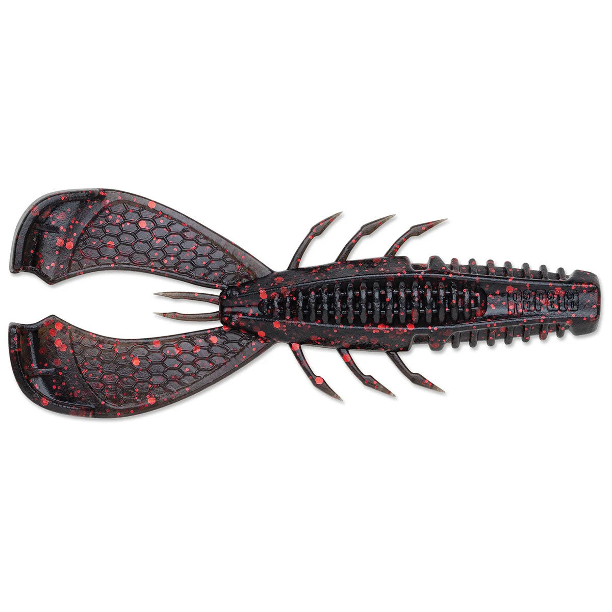 Crush City Cleanup Craw, Black Red Flake