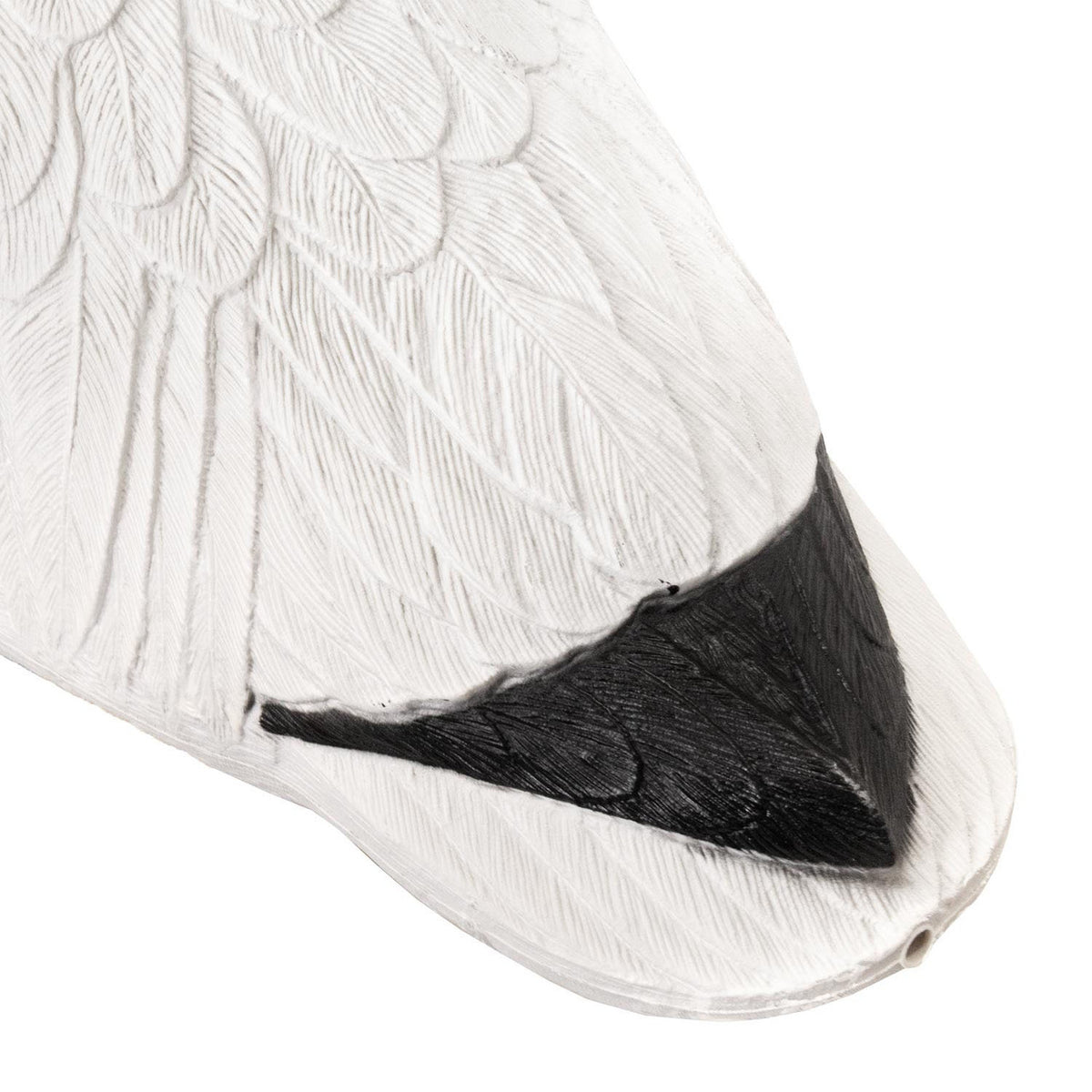 Bigfoot Snow Goose Decoy with Motion Stake Adult Tail Feather Image