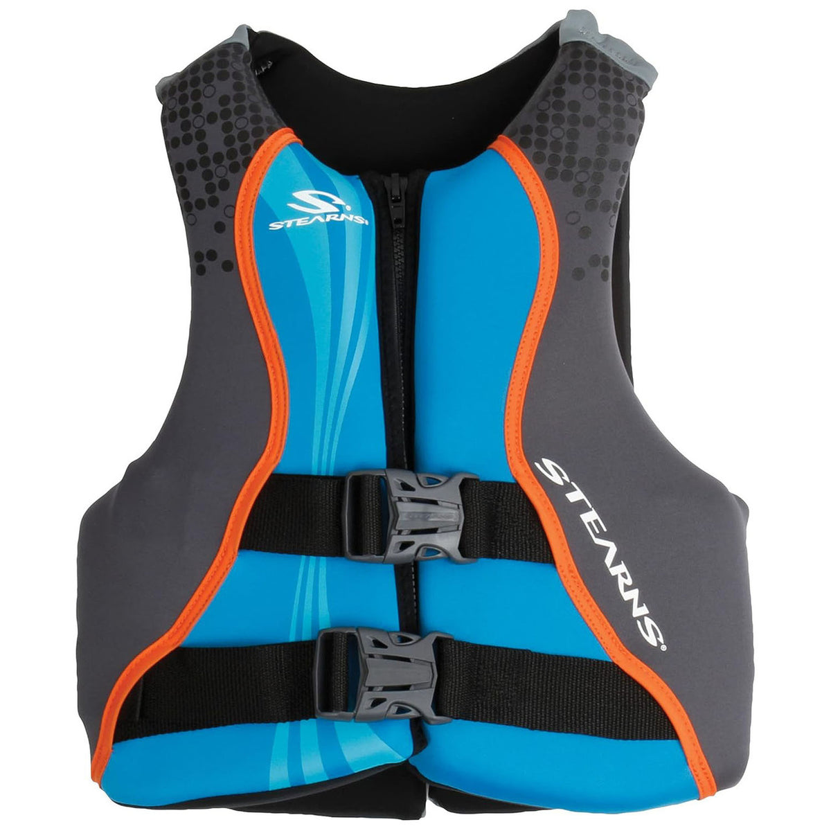Stearns Kids Hydroprene Blue Life Jacket Front Image