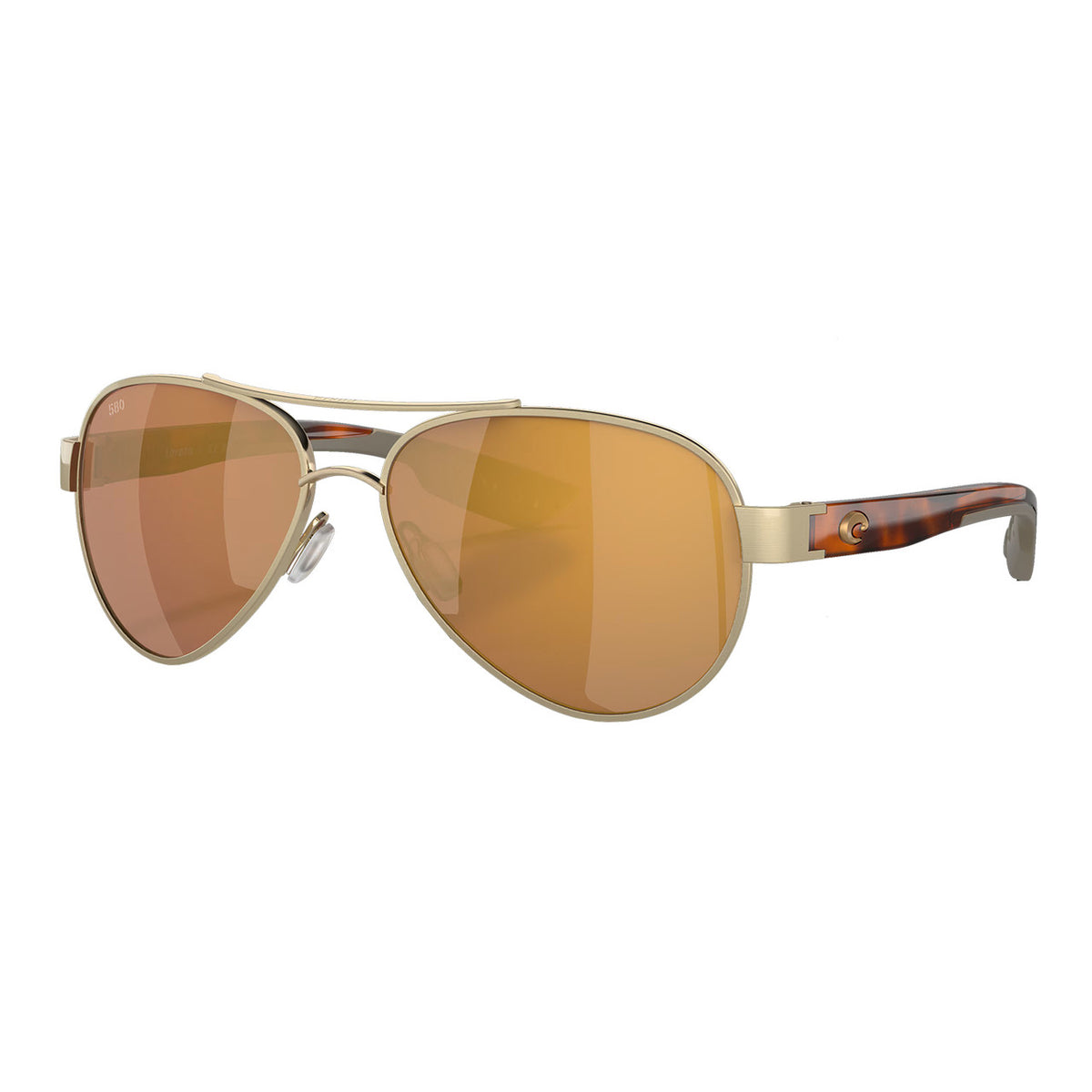 Costa Loreto Women's 580 Glass Polarized Sunglasses Front Angled Image