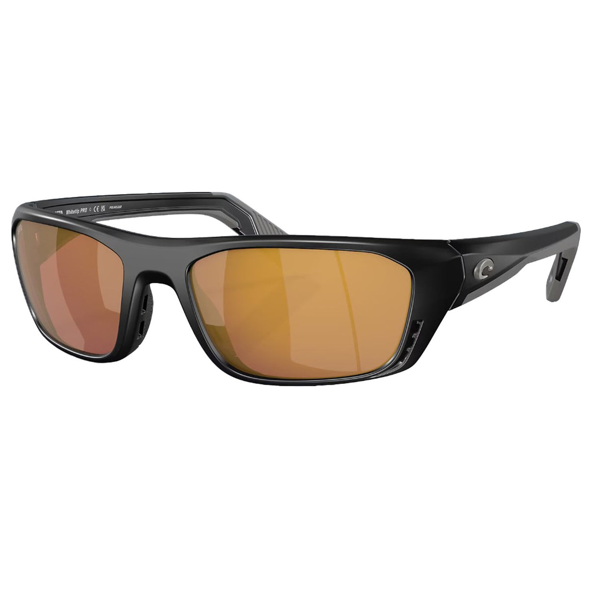 Costa Del Mar Whitetip Pro Sunglasses - Gold Mirror 580G Matte Black