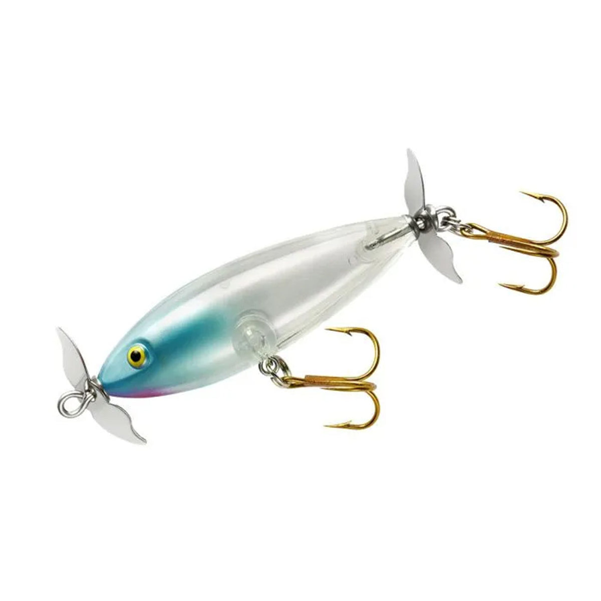 Image of the Cotton Cordell Crazy Shad in Clear / Blue Nose