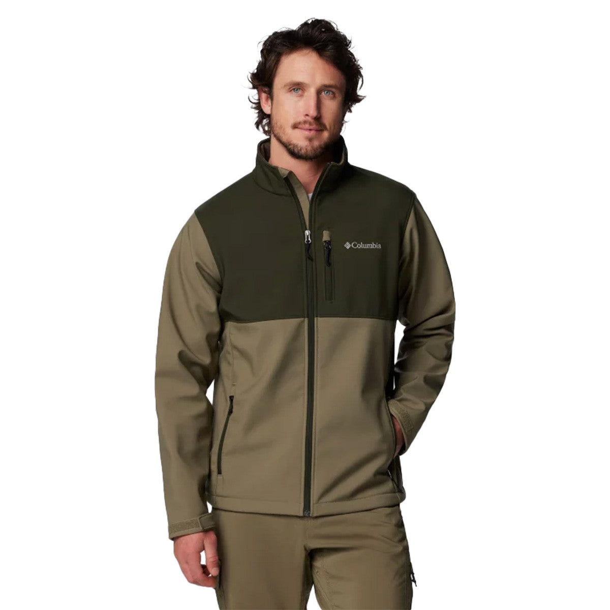 Columbia Men's Ascender Softshell Jacket - Stone Green