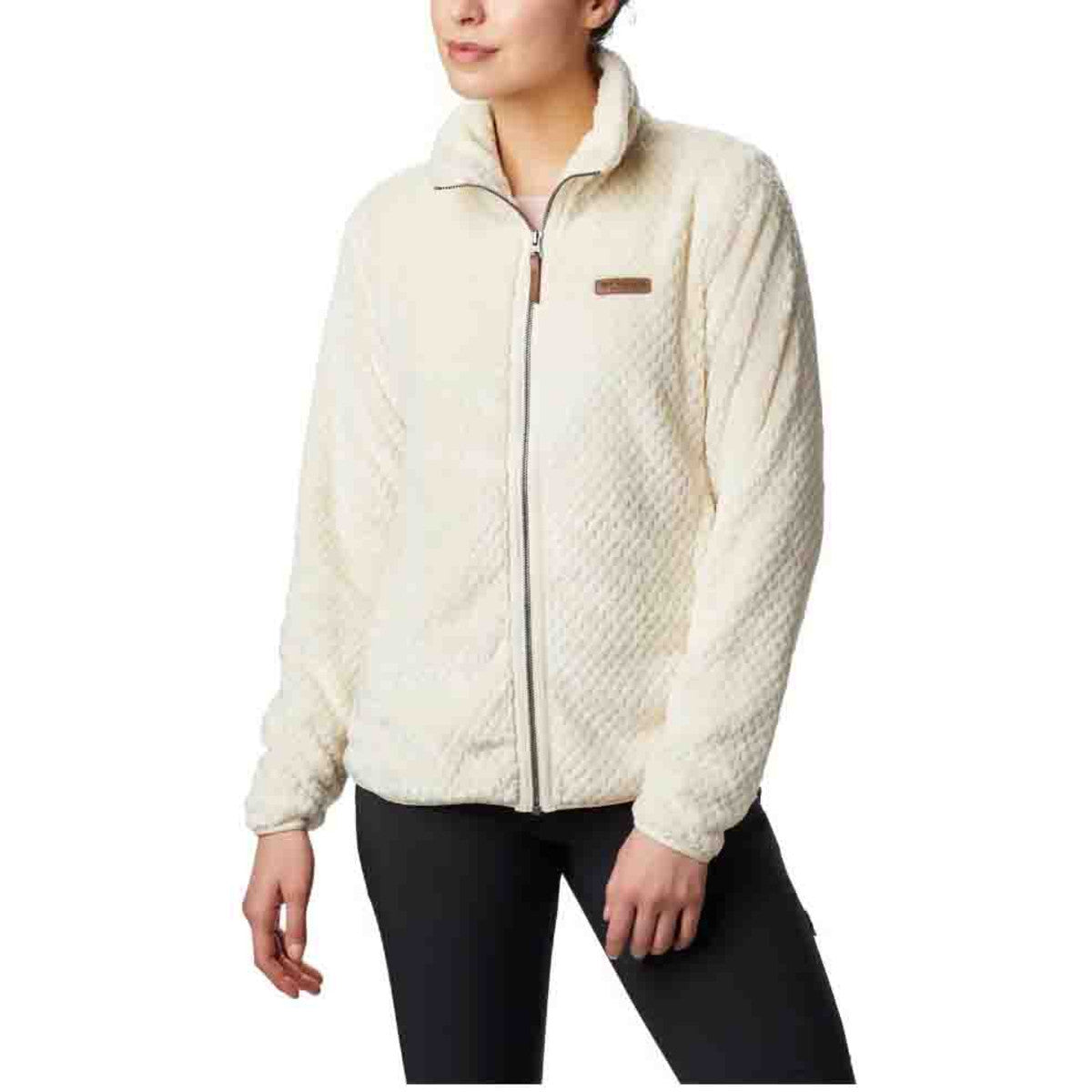 Colombia Women's Fire Side II Sherpa Full Zip image in Chalk