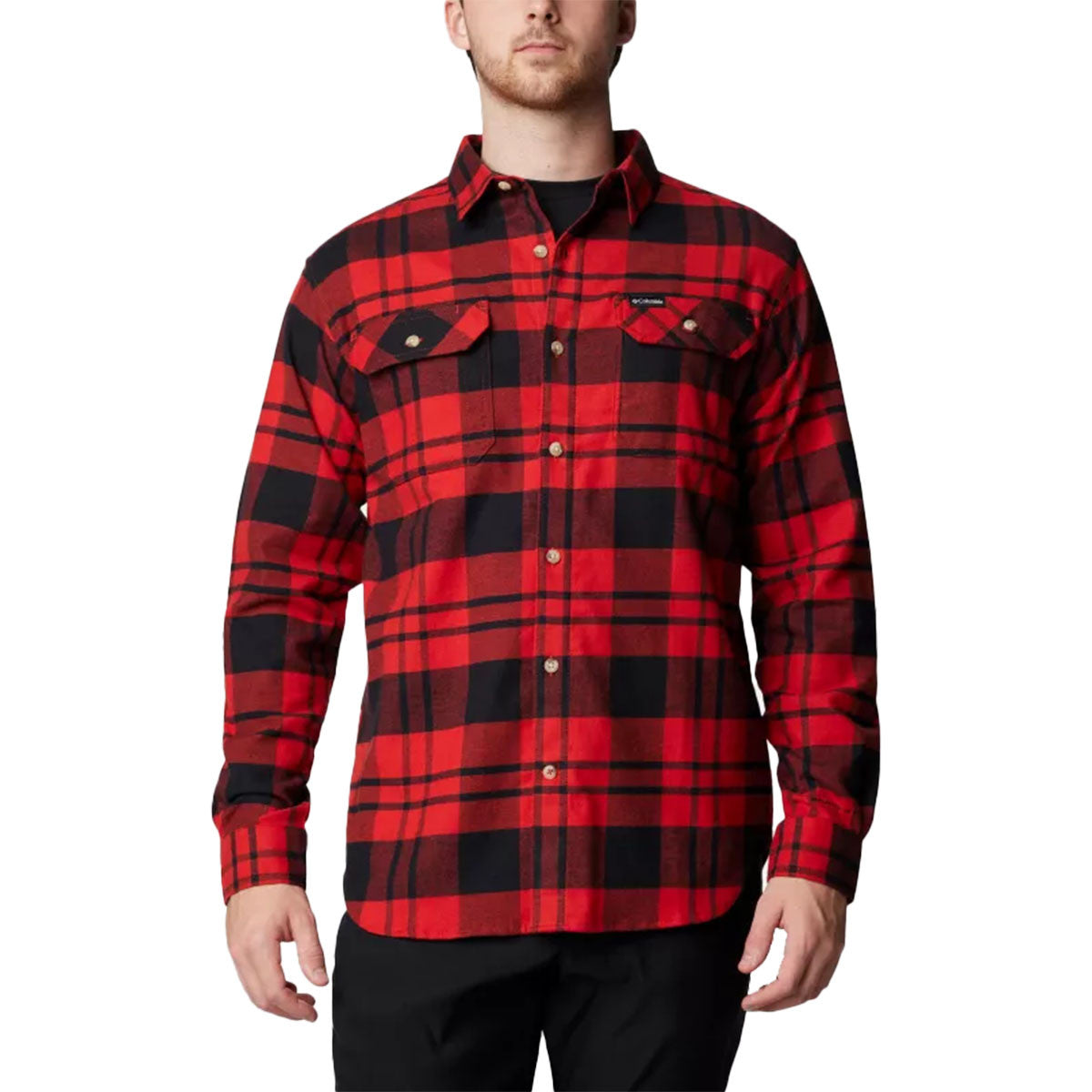 Columbia Flare Gun Stretch Flannel - Sail Red River Crossing Plaid