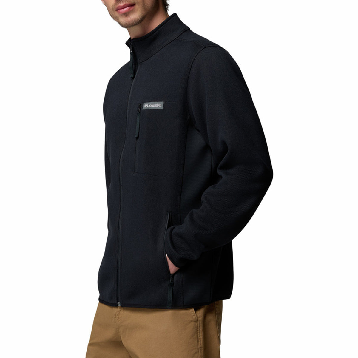 Side Image of the Columbia Sweater Weather Full-Zip Jacket.