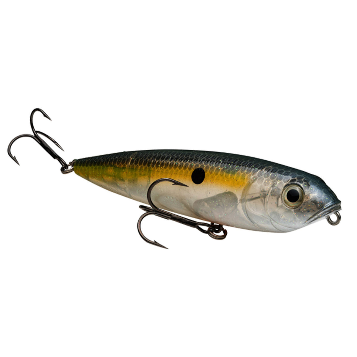 Strike King KVD Sexy Dawg Jr. Topwater Bait Image in Clear Sexy Shad