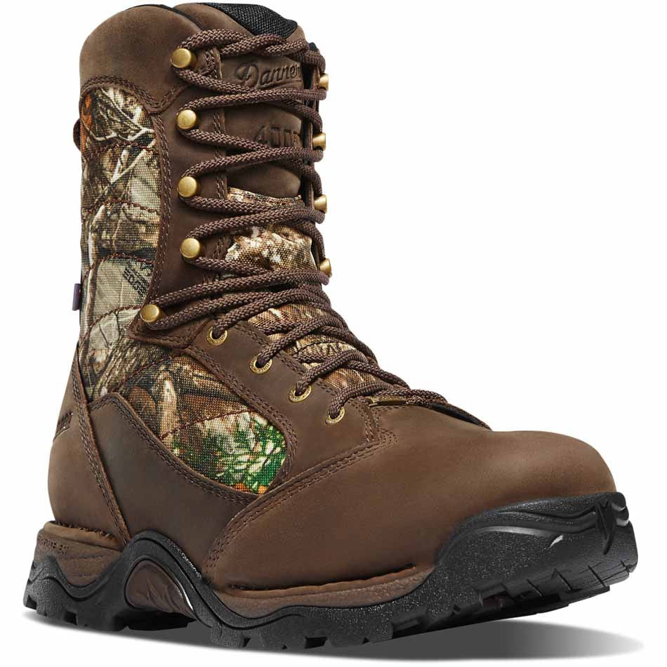 Danner Pronghorn 8" Realtree Edge 1200G Hunting Boot Front Angled Image