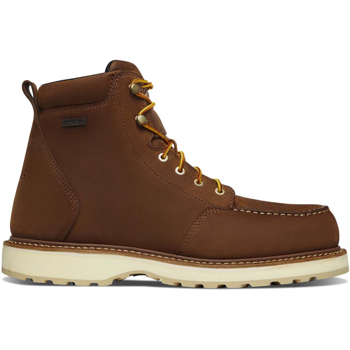 Danner Cedar River Moc Toe 6" Brown Work Boot Side Image