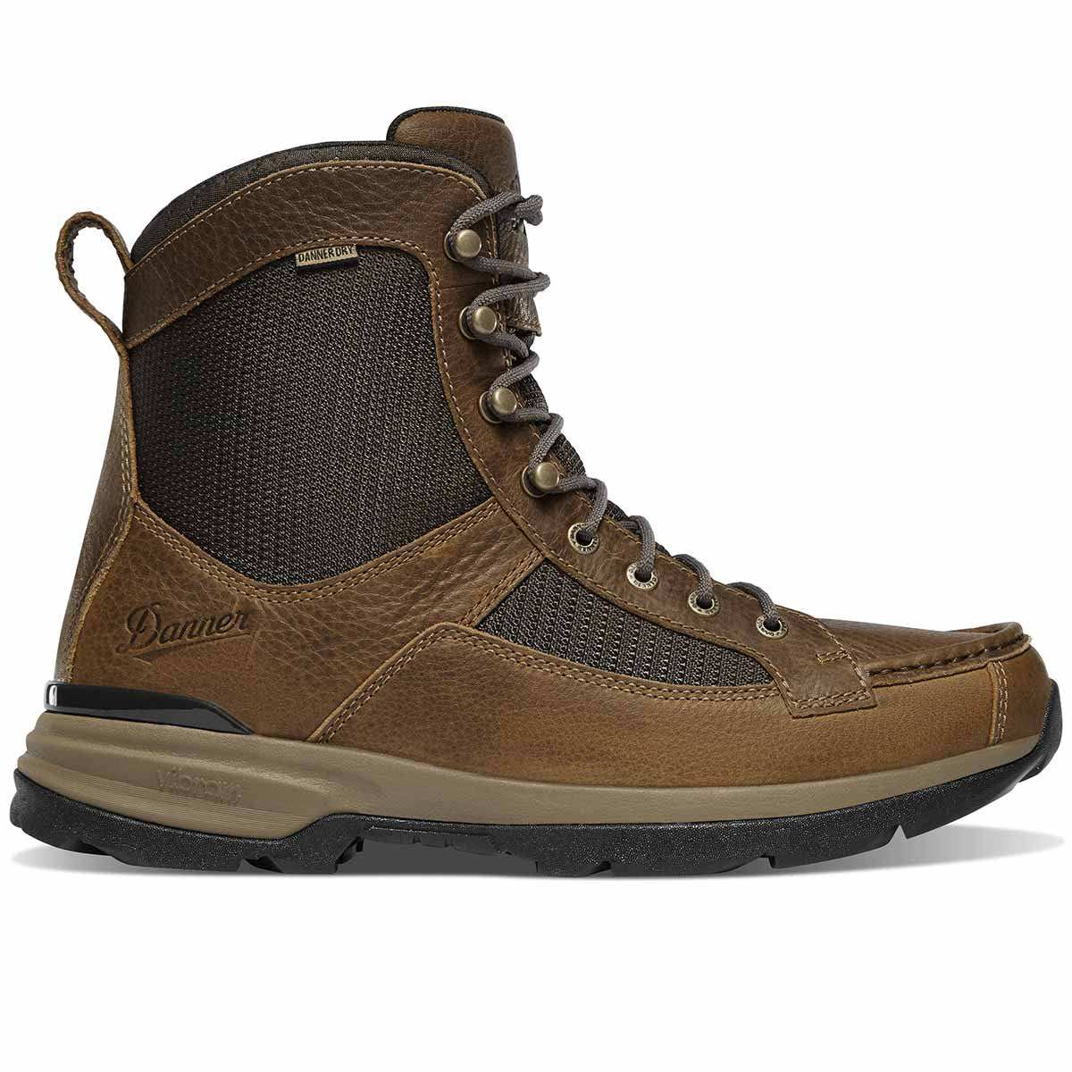 Danner Recurve 7" Moc-Toe Right Side Image in Light Brown