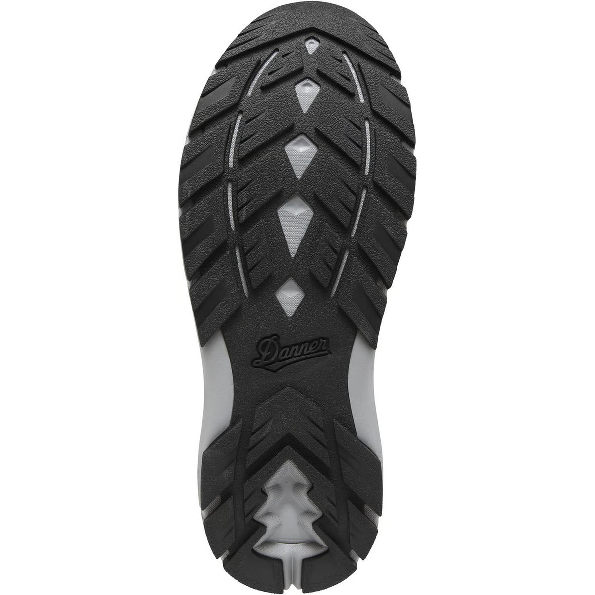 Bottom image of the Danner Sunpeak 3" Hiking Shoe, Grayscale.