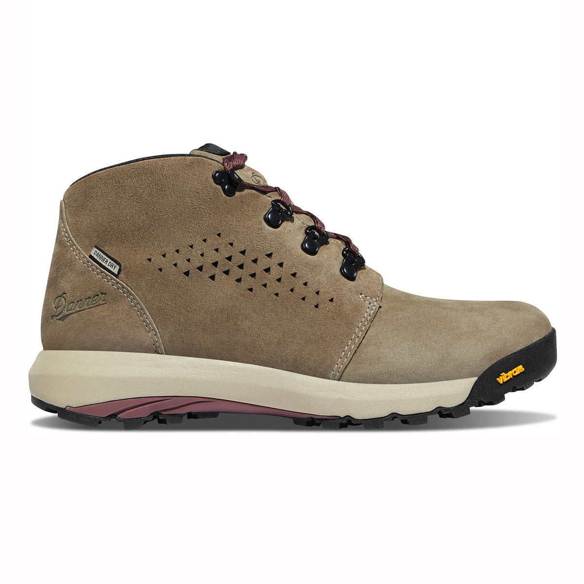 Danner Women's Inquire 4" Chukka, Gray/Plum Main Side Image