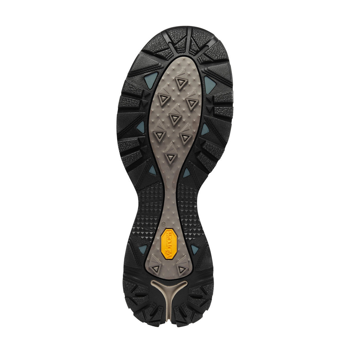Danner Women's Inquire 4" Chukka Hiking Boot, Driftwood/Stormy Weather Bottom Image