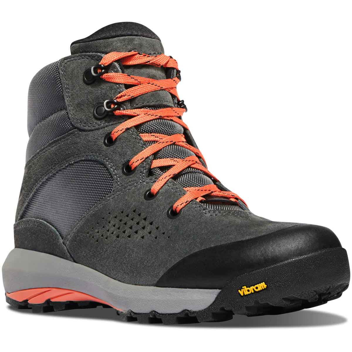 Danner Women's Inquire Mid 5" Hikers, Dark Gray/Salmon Main Image