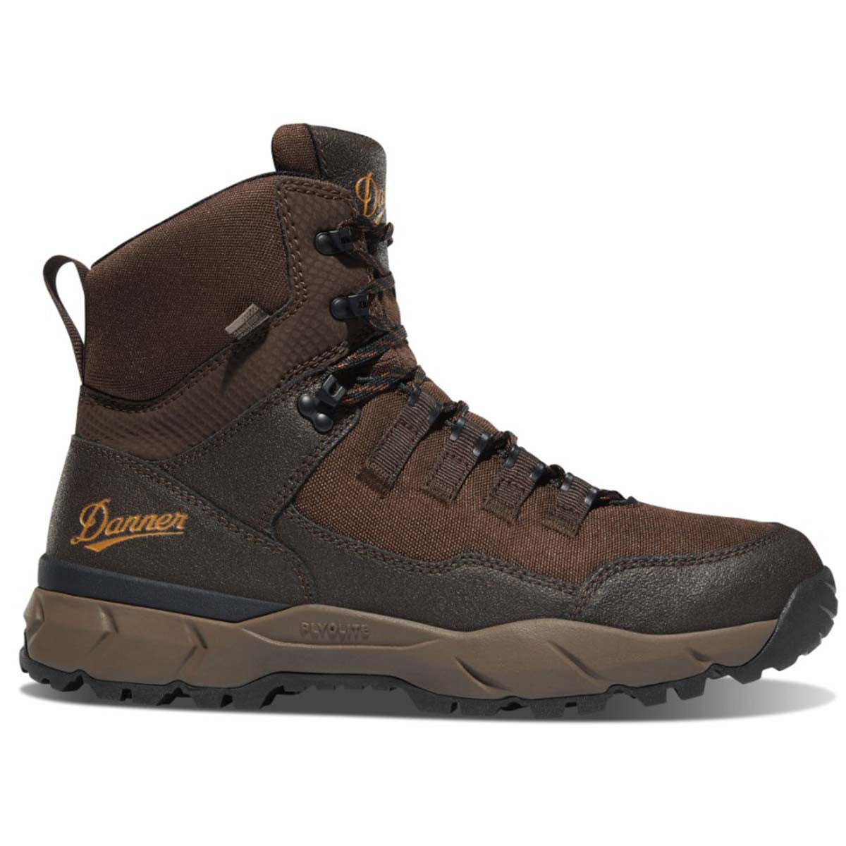 Danner Men's Vital Trail Coffee Brown Boot Side Image