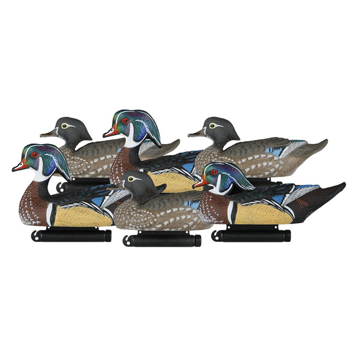Dakota Decoys X-Treme Floating Wood Duck Decoys 6 Pack Image