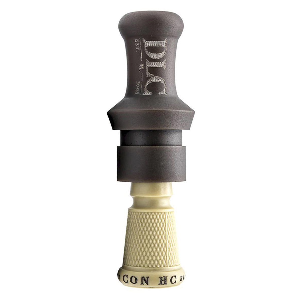 Duck Lander Calls Conartist Hand Cut Single Reed Duck Call Image in Brown-Tan