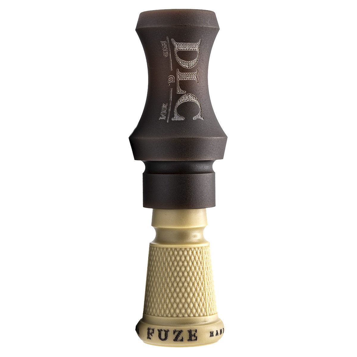 Duck Lander Calls Fuze Hand Cut - Brown Tan Hedge