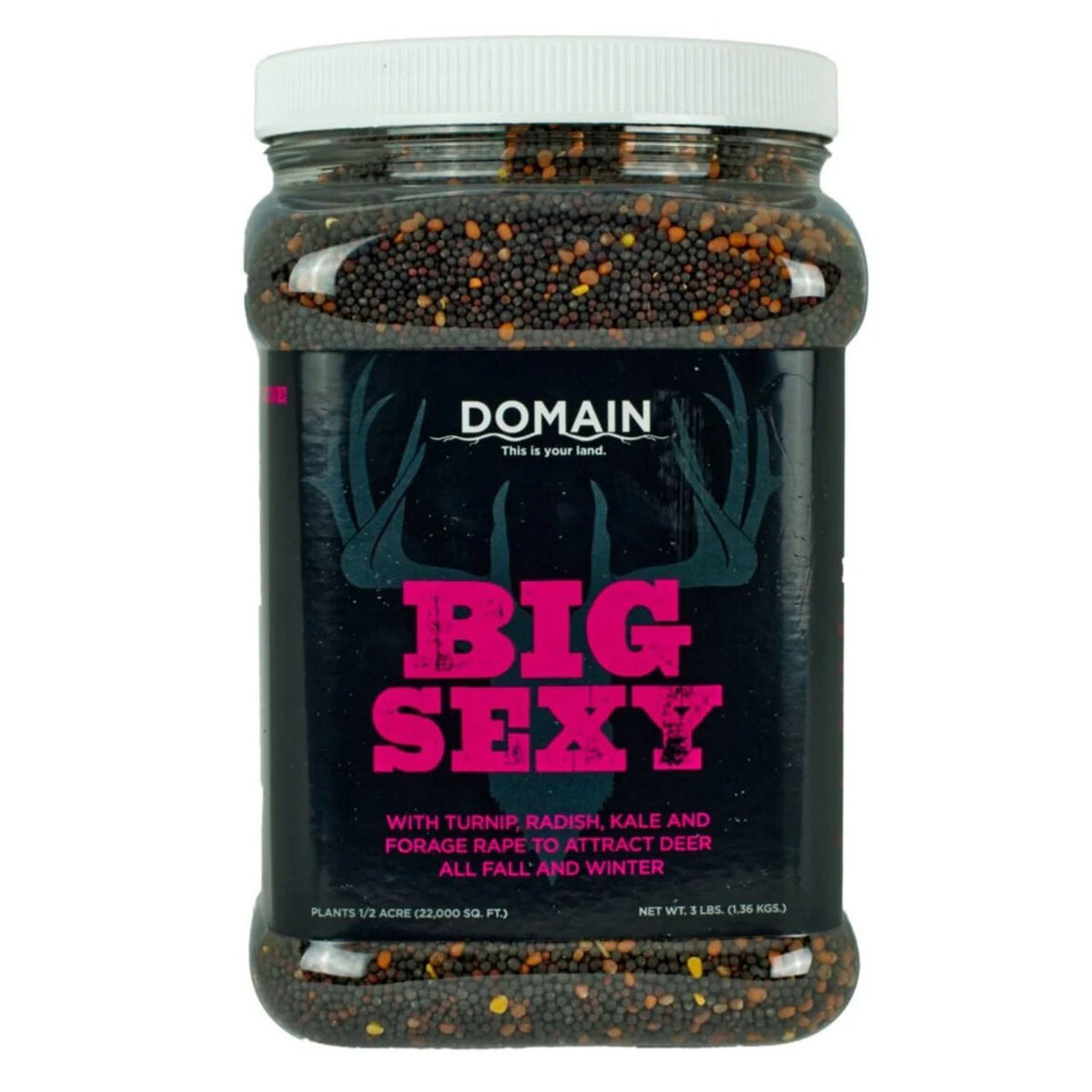 Container Image of the Domain Outdoor Big Sexy Food Plot Seed.
