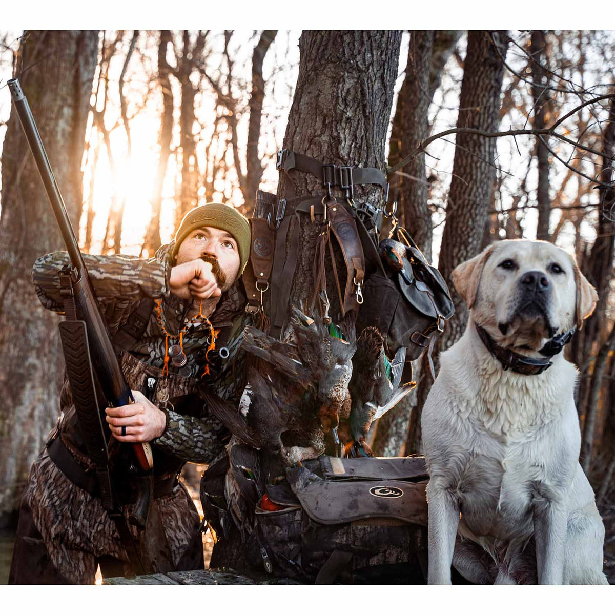 Drake Waterfowl Ultimate Timber Strap Lifestyle Image
