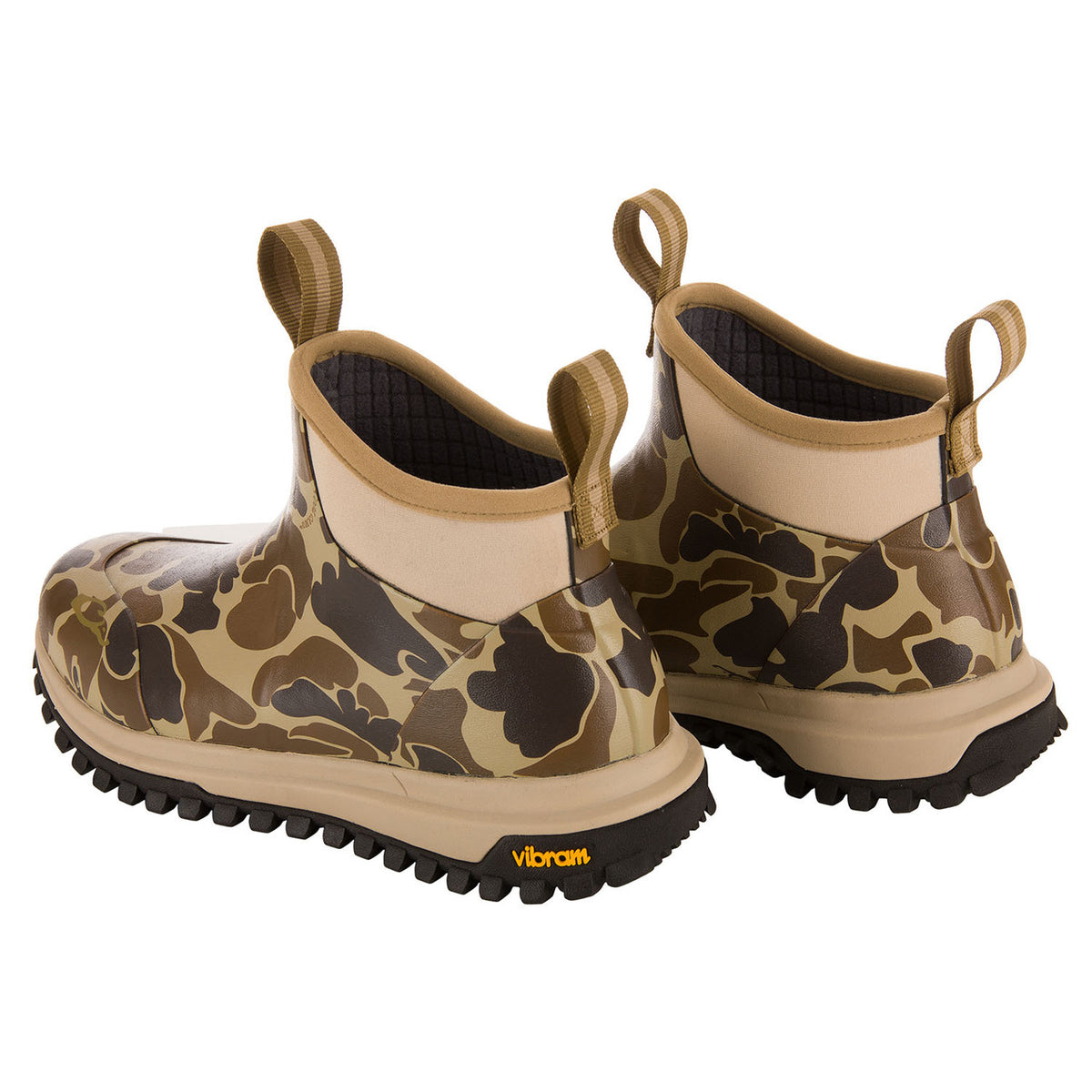 Back Image of the Drake Waterfowl Offroad Rubber Deck Boots.