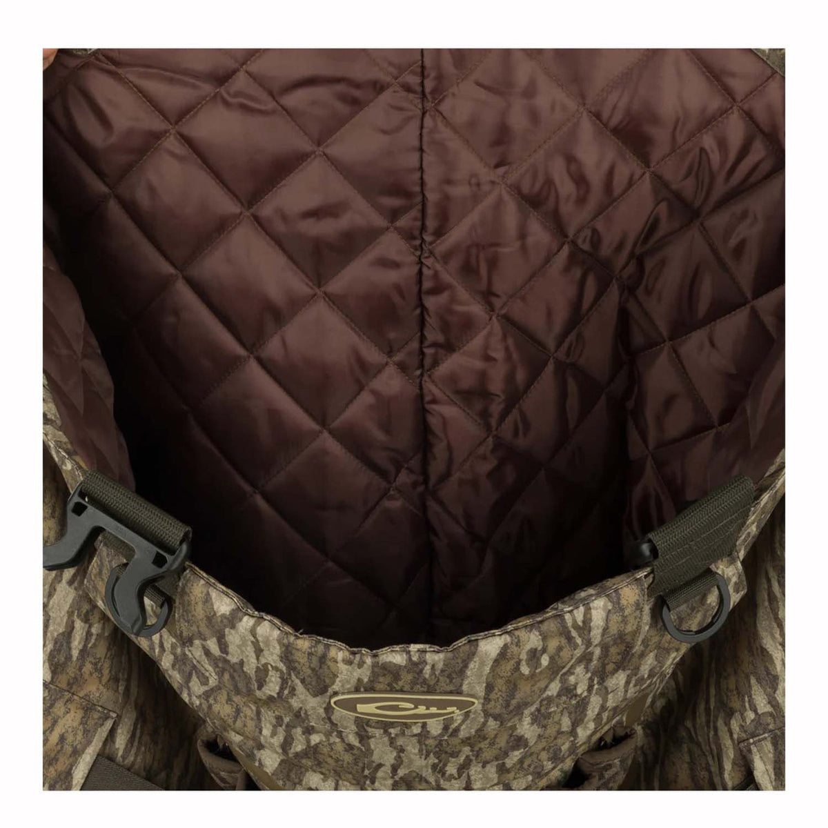 Drake Insulated Guardian Elite Vanguard Breathable Waders Insulation Image in Mossy Oak Bottomland