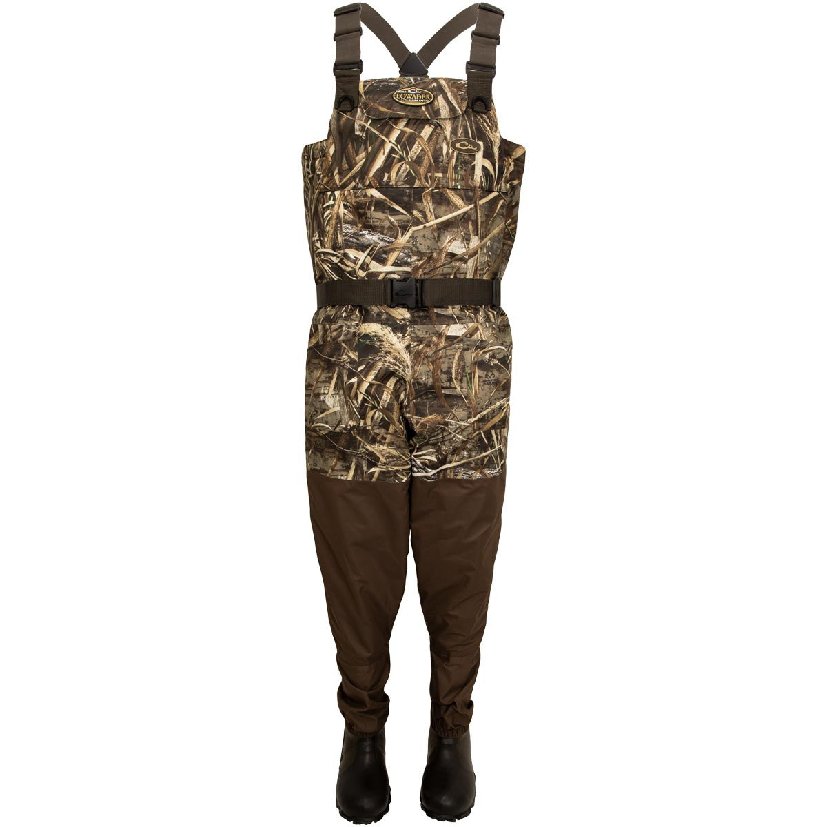 Drake Eqwader 1200g Insulated Breathable Chest Wader with Sewn-In Liner - Realtree Max 5