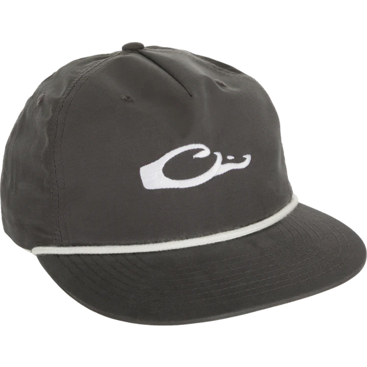 Drake Logo Rope Cap image in Charcoal-White