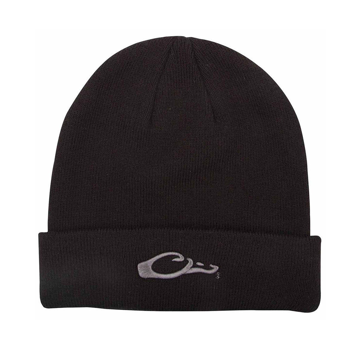 Drake Waterfowl Rib-Knit Stocking Cap Image in Black Olive