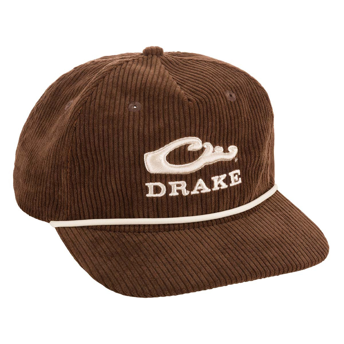 Drake Waterfowl X Lost Hat Corduroy Goat Rope Cap Image in Beaux Brown Tan