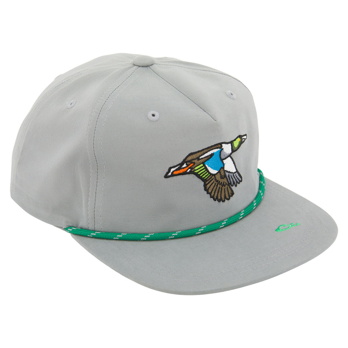 Image of the Drake Waterfowl Duck Rope Cap in Monument Grey