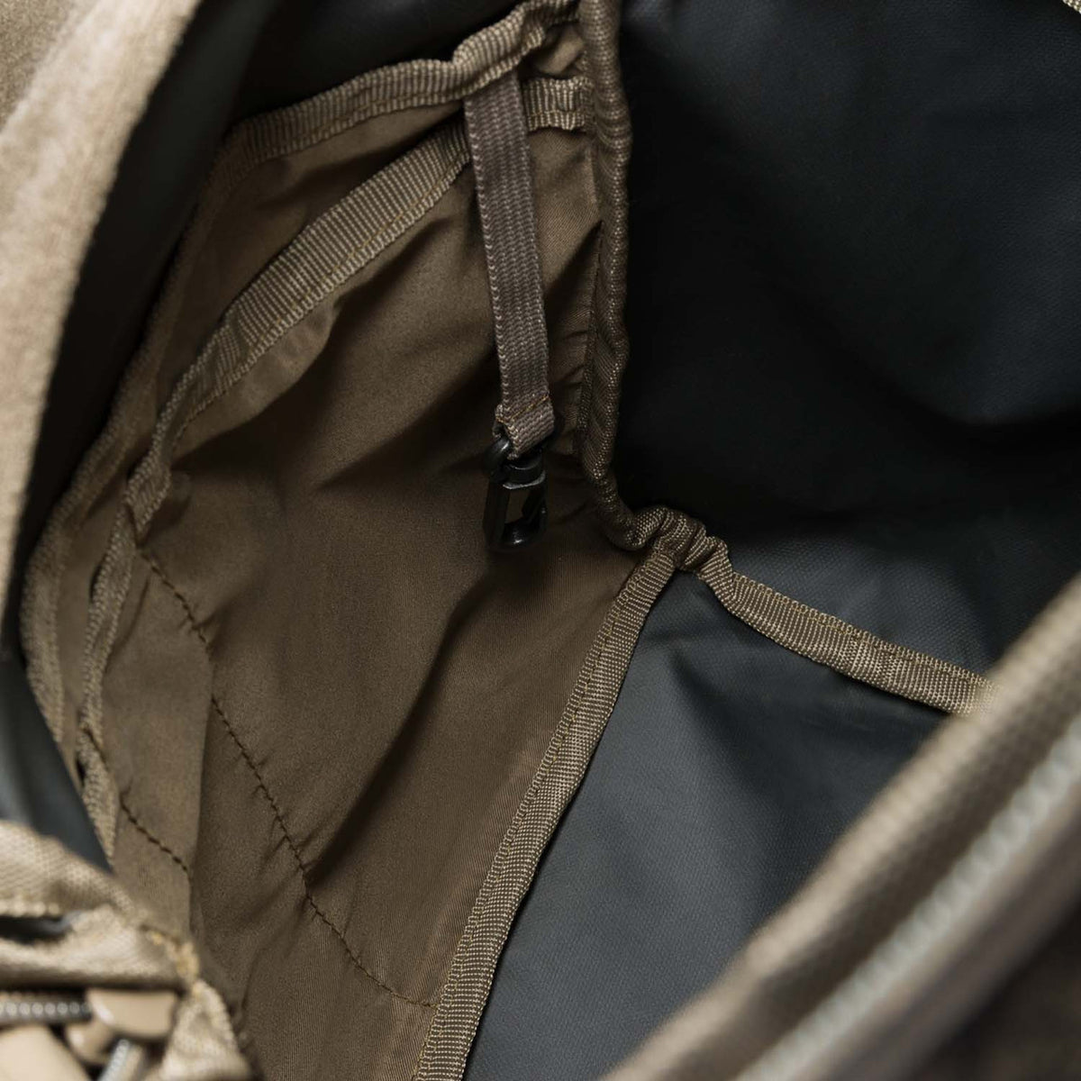 Inside Pockets Image of the Non Typical Day Pack.