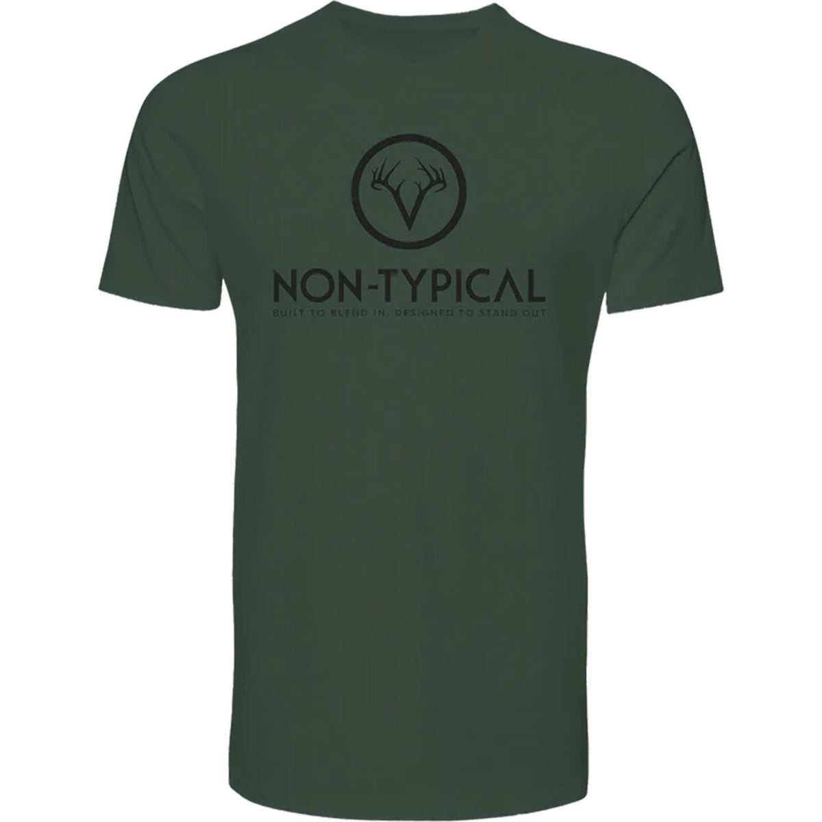Image of the Drake Non-Typical Logo T-Shirt in Douglas Fir