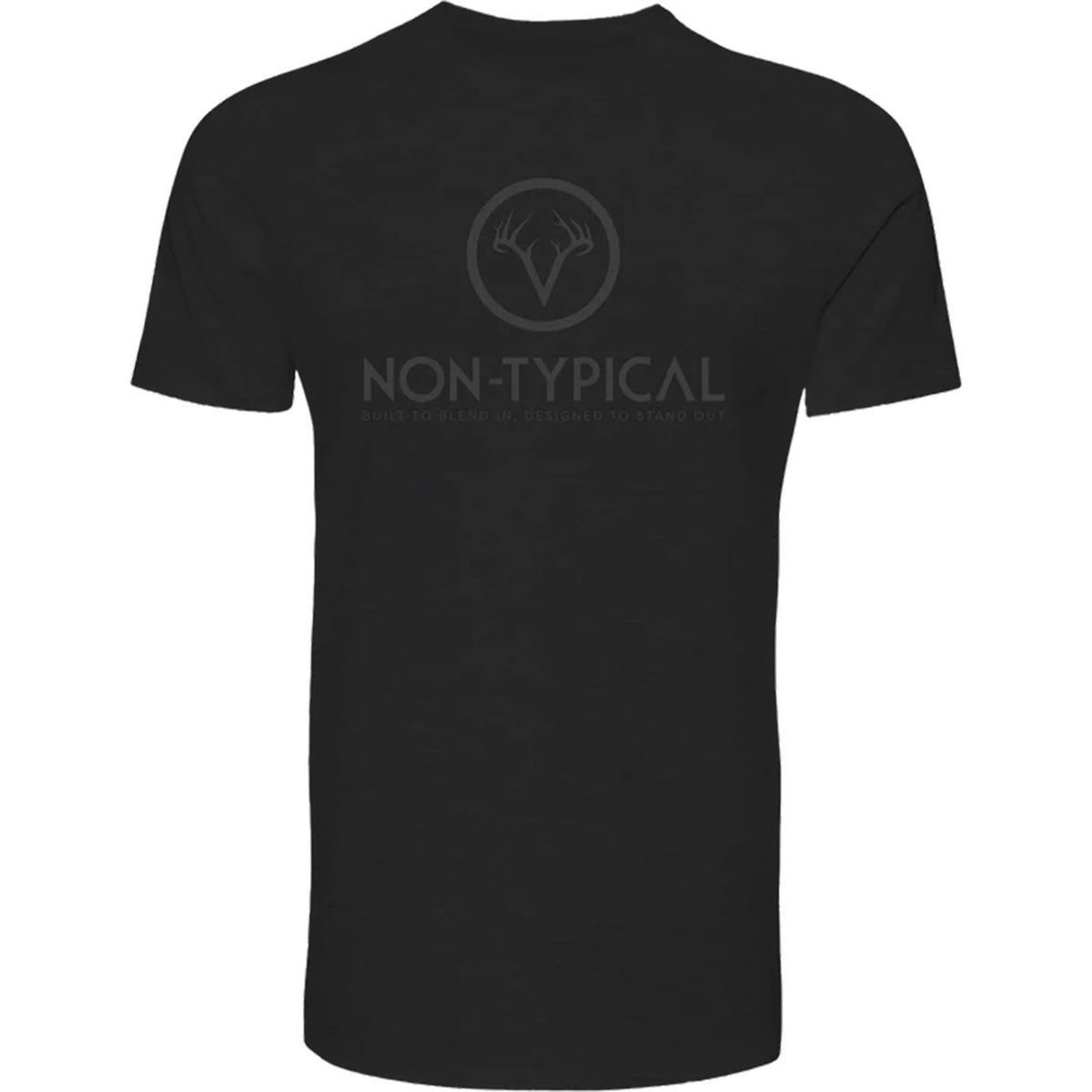 Image of the Drake Non-Typical Logo T-Shirt in Jet Black