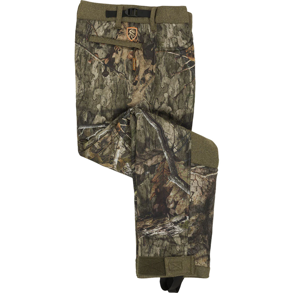 Drake Waterfowl Youth Silencer Pant Image in Mossy Oak Country DNA