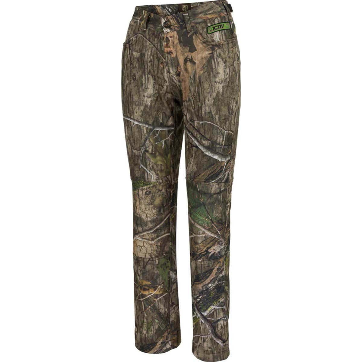 Drake Women's Endurance Jean Cut Pant with Agion Active XL Image in Mossy Oak DNA