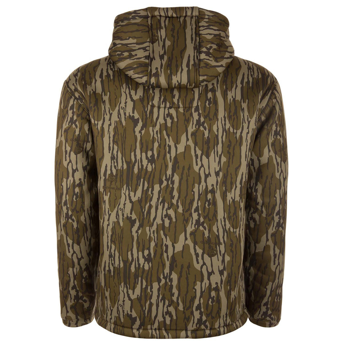 Back Image of the Drake Waterfowl Non-Typical Silencer Full-Zip Hoodie.