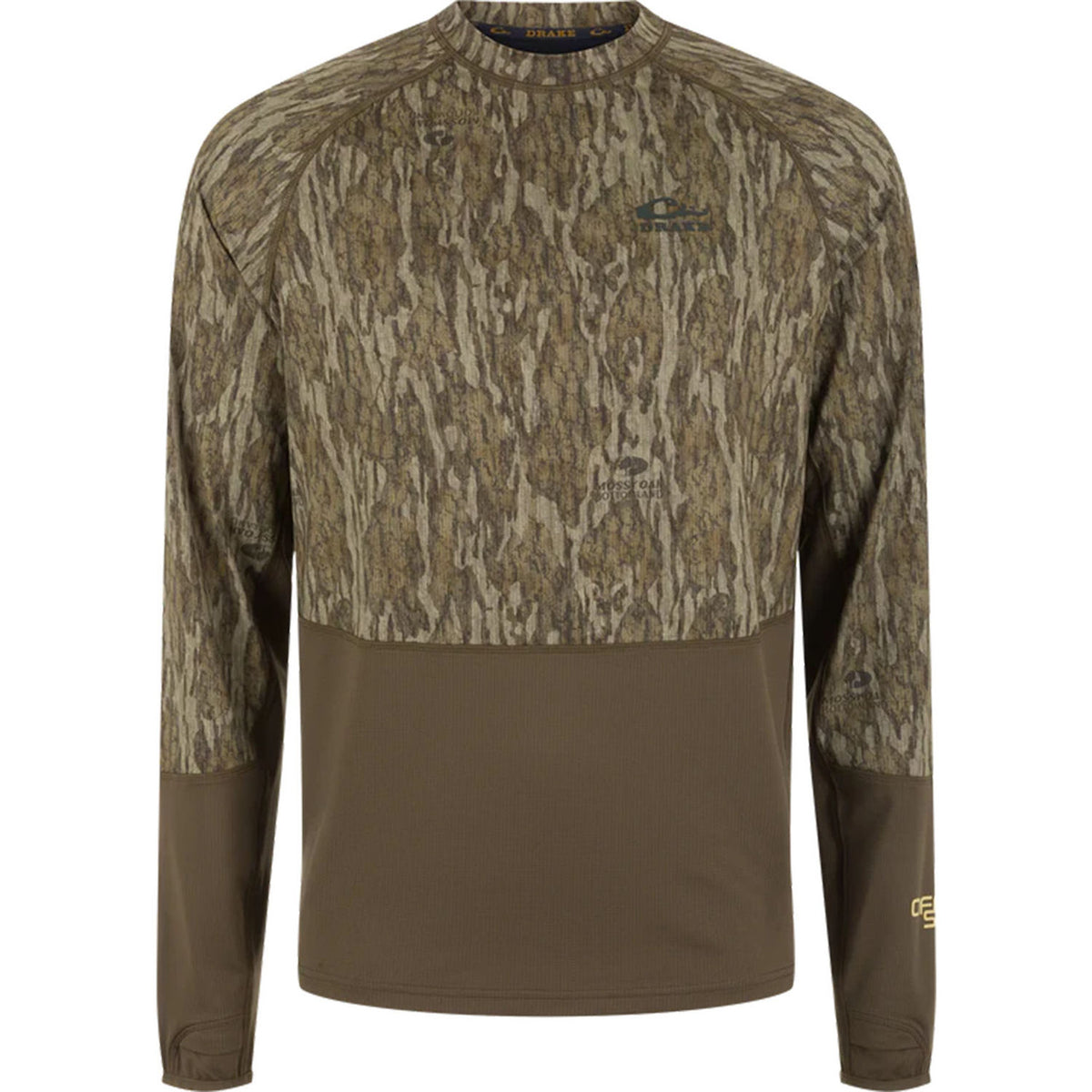 Image of the Drake BMF EST Offset 1.0 Crew in Mossy Oak Bottomland
