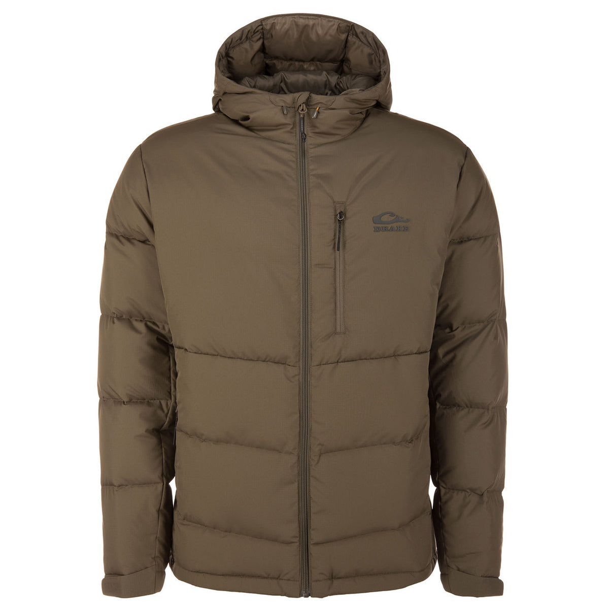 Image of the Drake Waterfowl BMF Down Jacket in Mud Brown