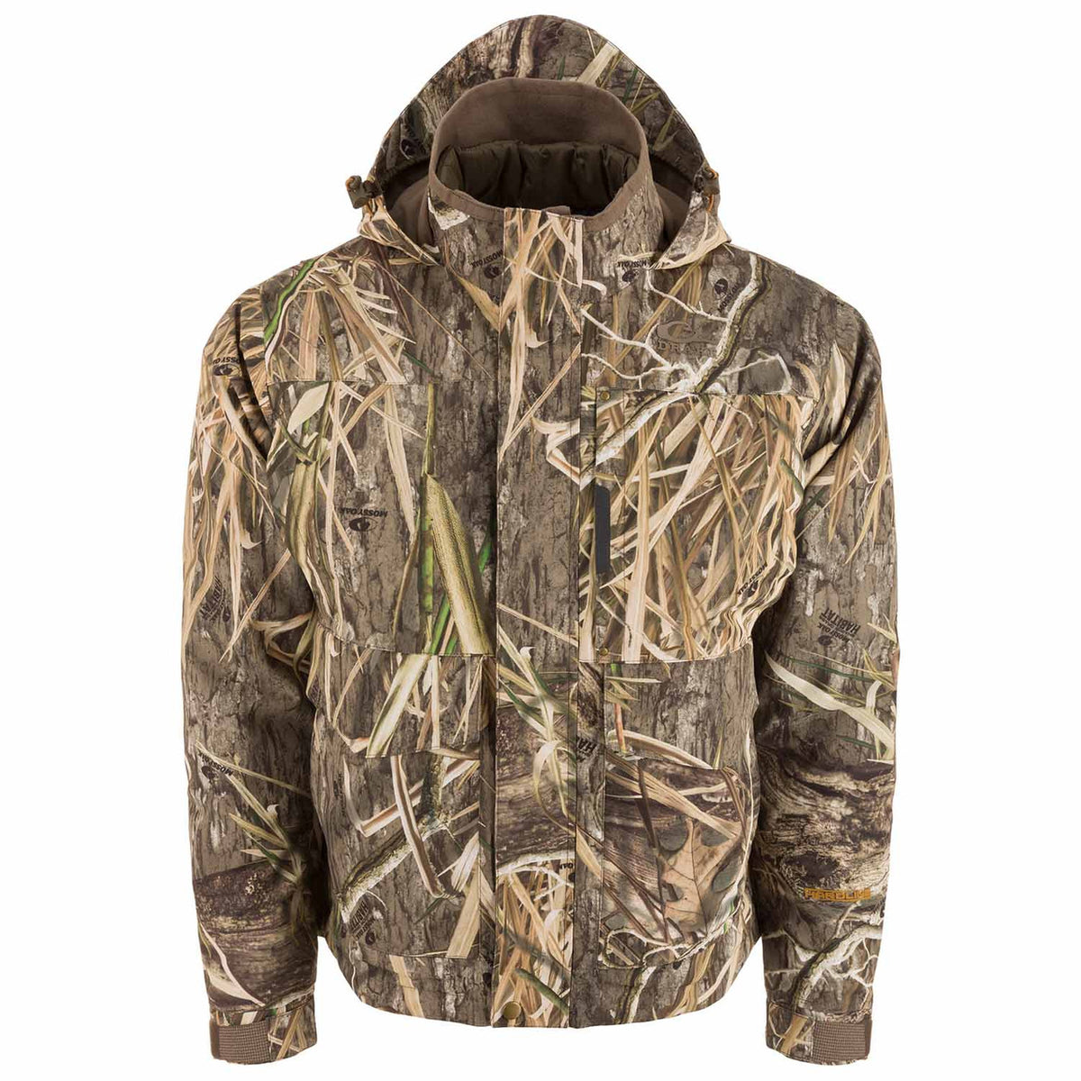 Drake Waterfowl LST Hardline 3-in-1 Jacket Image in Mossy Oak Habitat