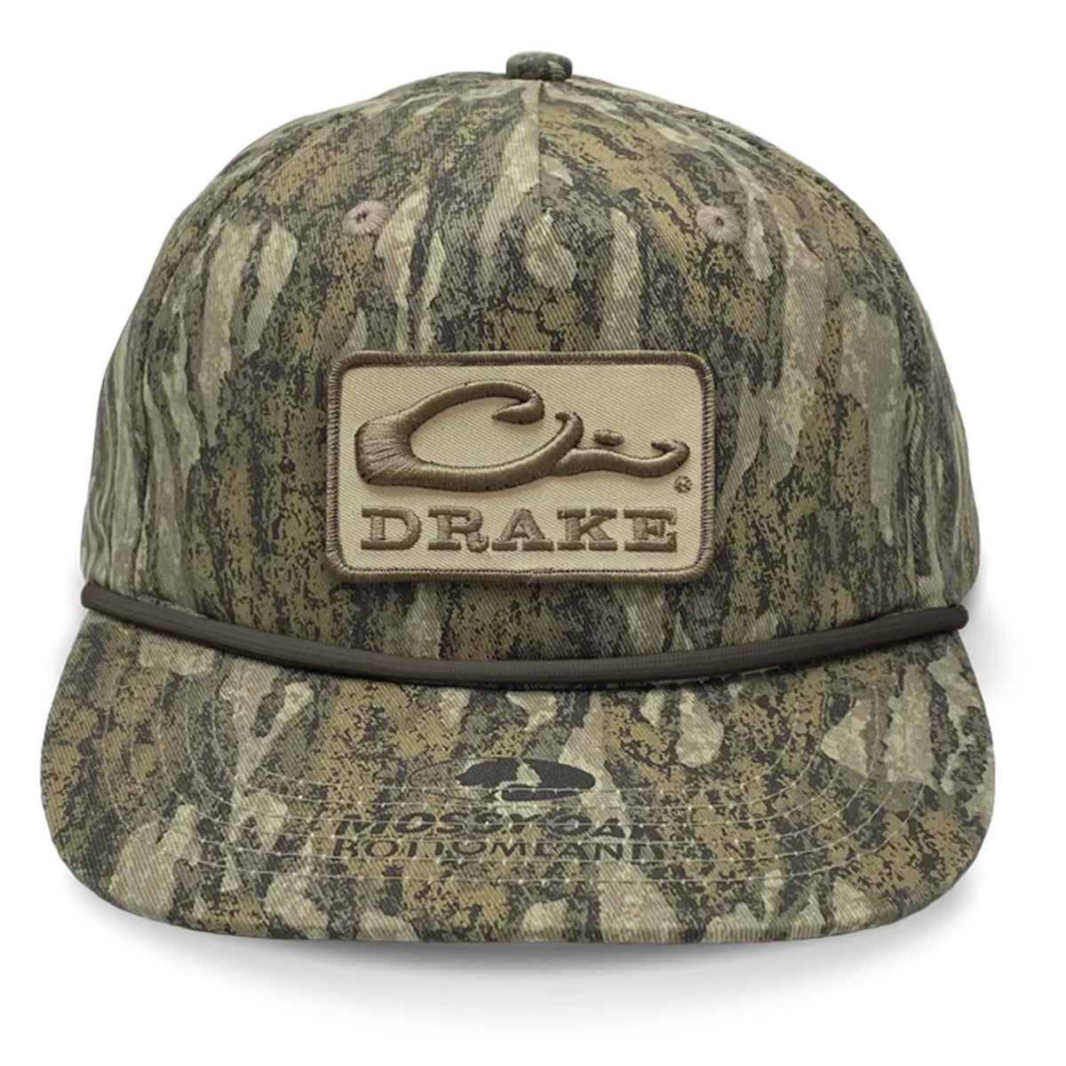 Drake X Lost Hat Goat Rope Cap image in Mossy Oak Bottomland