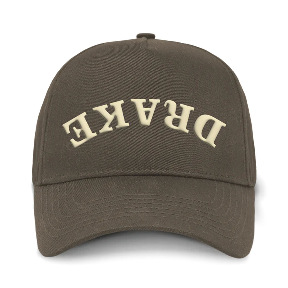 Drake X Lost Hat Easy 5 Panel Cap image in Mud Brown