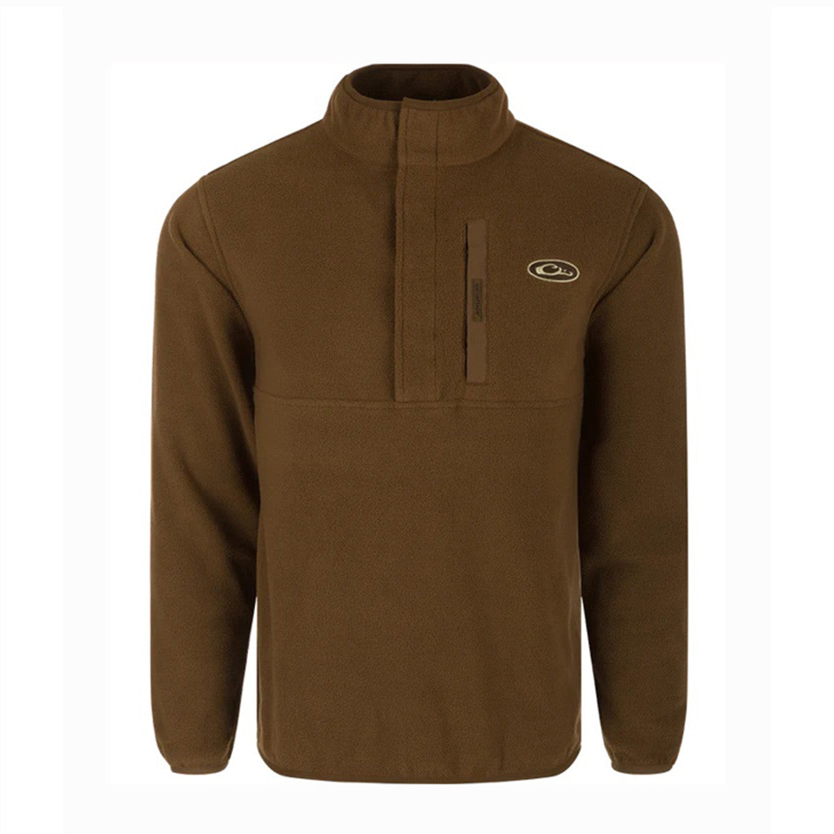 Drake Camp Fleece Pullover 2.0 Image in Cocoa