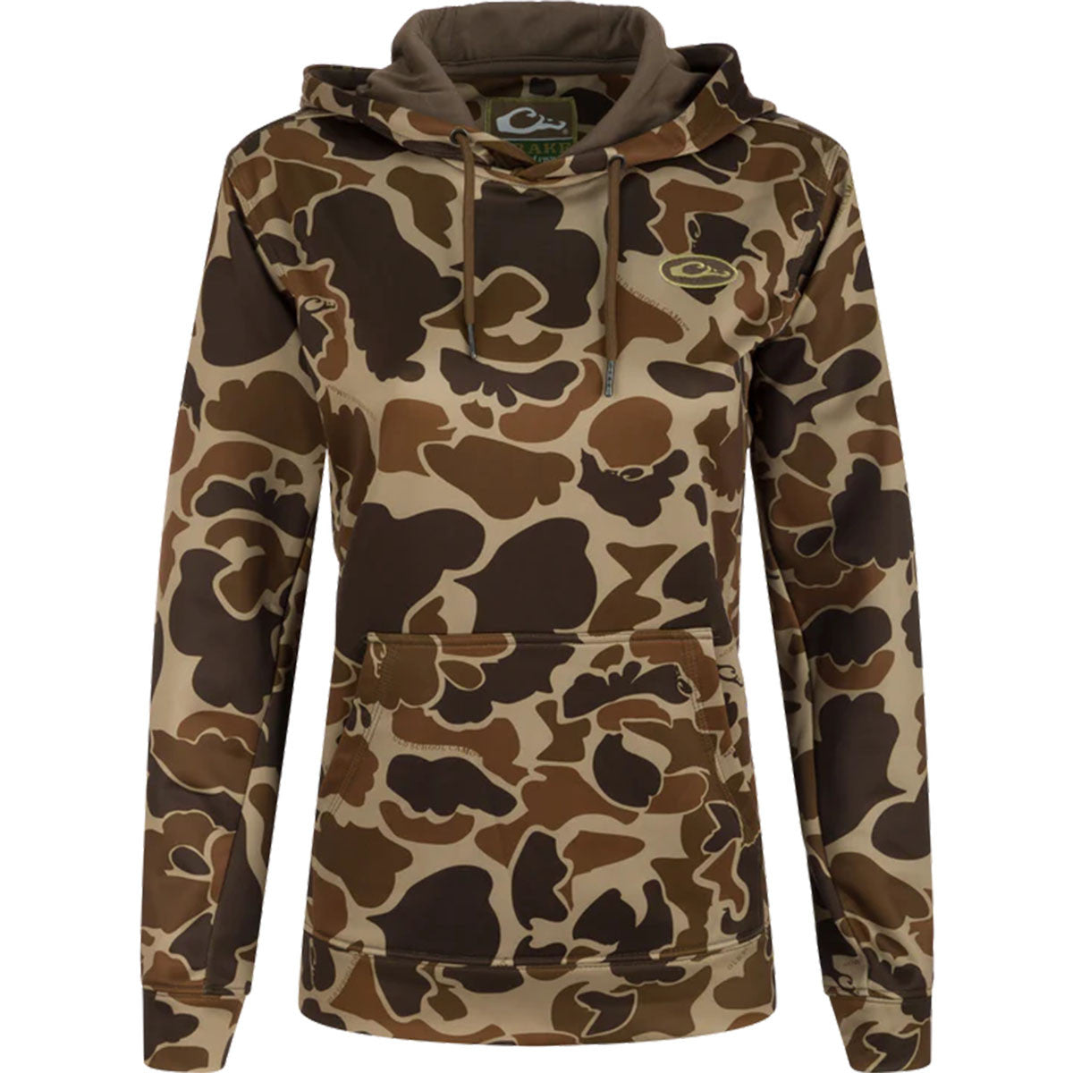 Drake Waterfowl Women's MST Performance Hoodie, Old School Variation