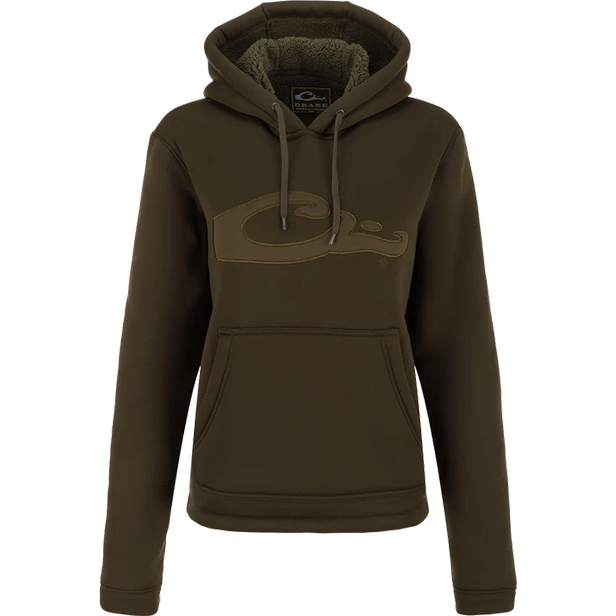 Drake LST Womens Silencer Hoodie - Green Timber