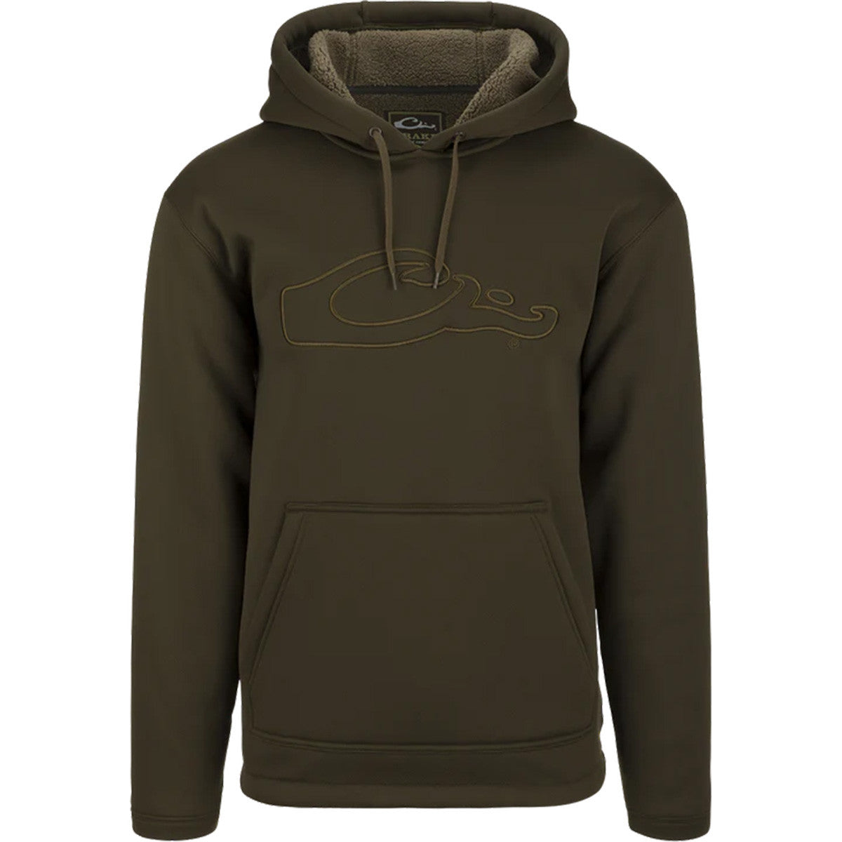 Drake LST Youth Silencer Hoodie image in Green Timber