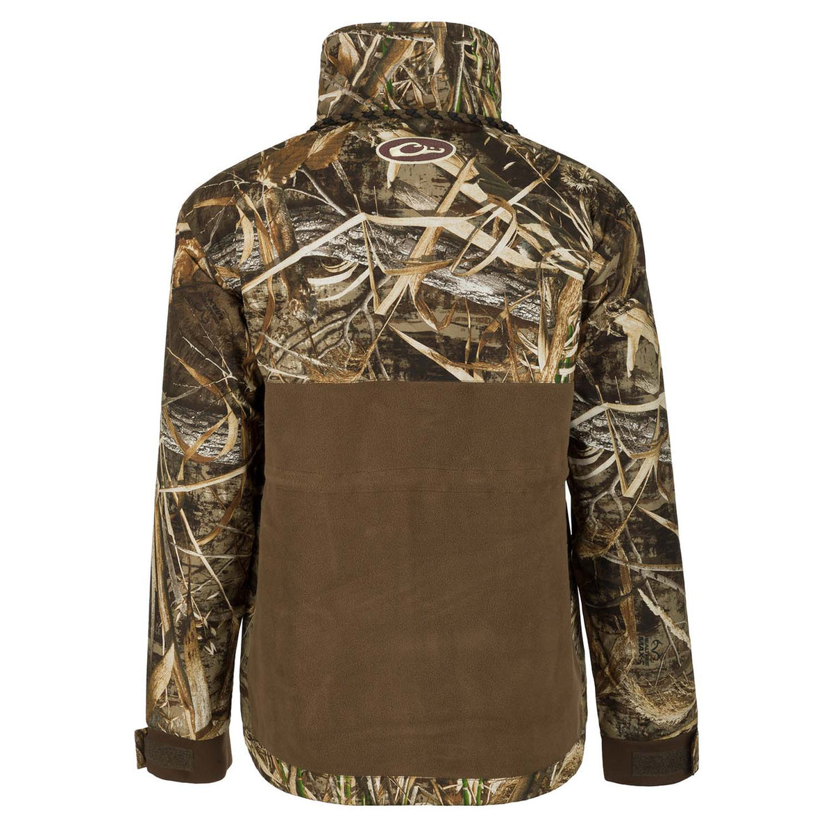 Drake Waterfowl Women's MST Eqwader Plus Full Zip Jacket Back Image in Realtree Max 5