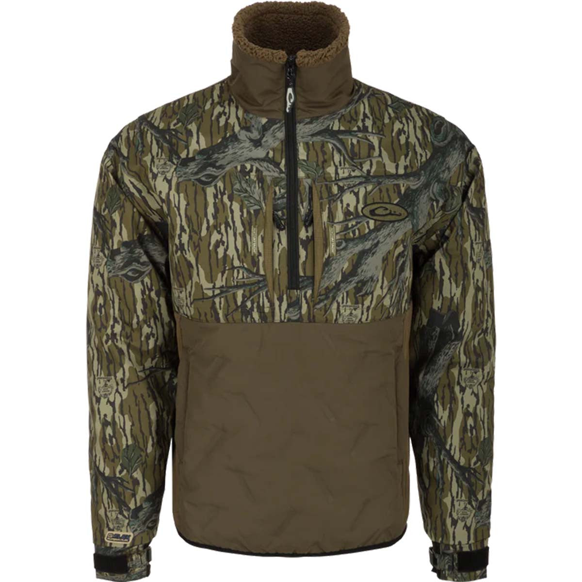 Drake LST Guardian Flex Double Down Eqwader 1/4 Zip - Mossy Oak Original Treestand