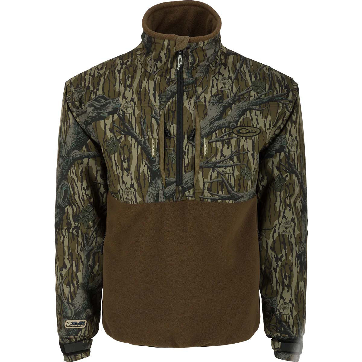 Drake MST Guardian Eqwader Flex Fleece 1/4 Zip Jacket - Original Treestand